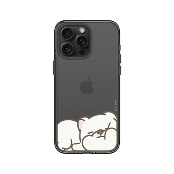 iPhone 15 Pro Max Clear 酷墨灰 - 嗨小強 Hi John - 滿版小強