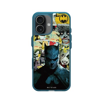 iPhone 17 Clear (相機按鈕) 夜幕藍 - Batman 蝙蝠俠 - 暗黑蝙蝠俠