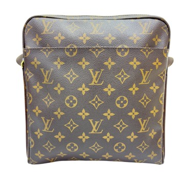 LOUIS VUITTON LV 路易威登 棕色 原花帆布 Trotteur Beaubourg 肩背包 M97037 【二手名牌BRAND OFF】