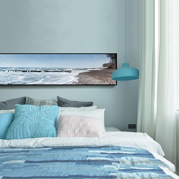 浪潮之聲-臥房掛畫/客廳/大尺寸/床頭畫/商空/玄關/裝飾畫/海洋風