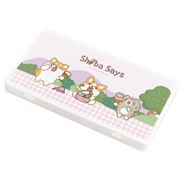 【柴語錄】口罩隨身收納盒-甜點系列 冰淇淋野餐 （18.4x10.4x1.5cm） _廠商直送