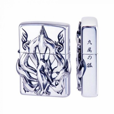 ZIPPO 九尾の狐 銀イブシ |b03