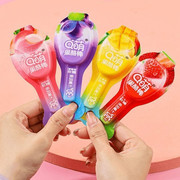 現✨貨 【Q萌四味】果凍果酪棒棒糖布丁棒水果味糖果獨立包裝網紅零食