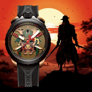 BOMBERG【炸彈錶】Bolt-68 Heritage系列 黃金武士計時碼錶