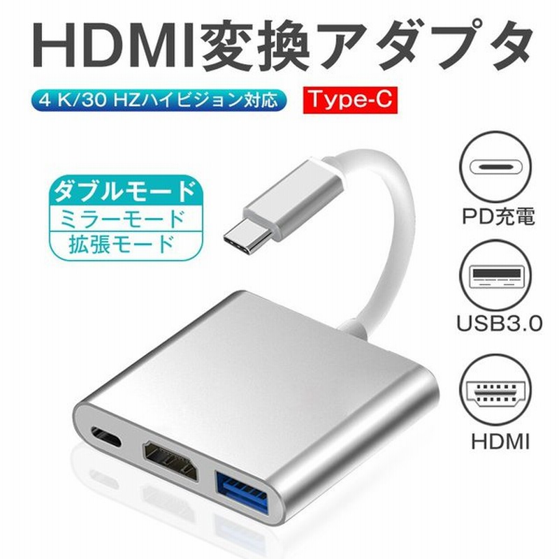 Usb Type C Hdmi 変換ケーブル Type C Hdmi 変換アダプター スマホ画面 テレビに映す Wifi Youtubeをテレビで見る 動画をテレビで見る方法 4k解像度対応 通販 Lineポイント最大0 5 Get Lineショッピング