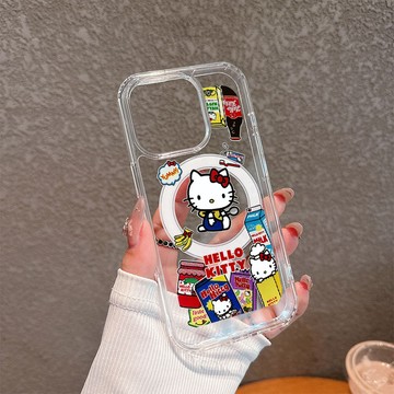 零食kt iphone 16 適用於iPhone11 12 13 14 15 16ProMax 蘋果 磁吸 防摔 手機殼