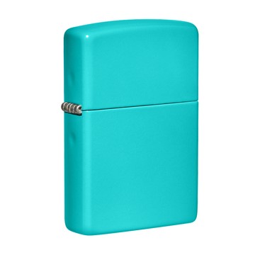 Zippo 【官方授權店】Classic Flat Turquoise 淺綠松石色(素面)防風打火機