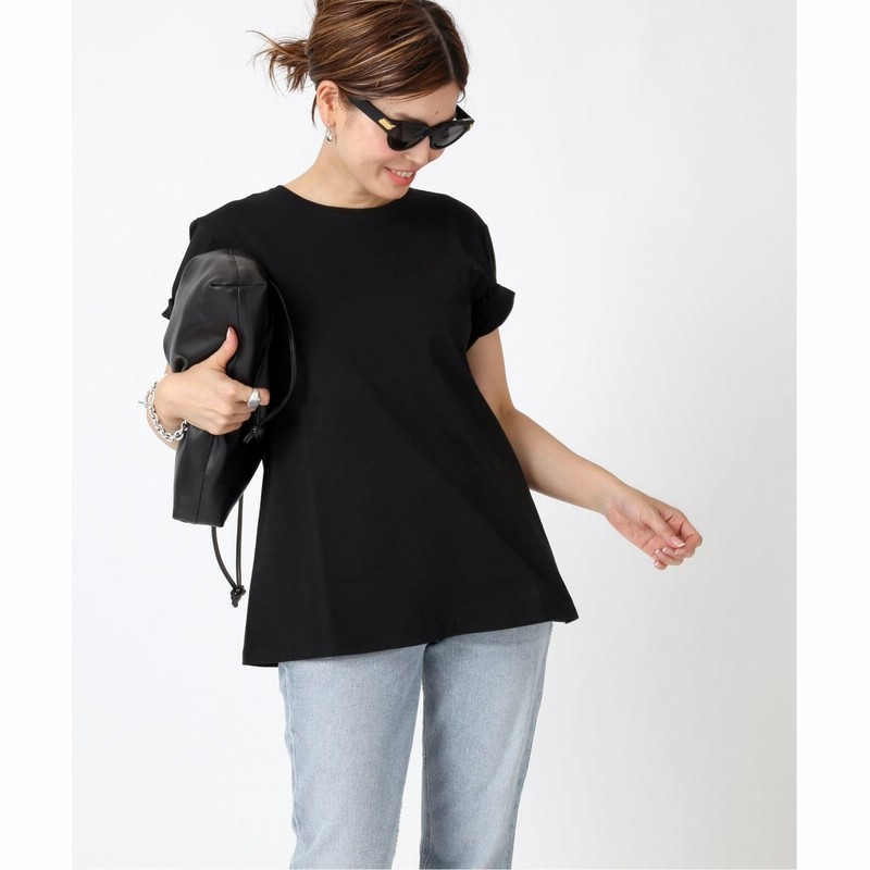 レディース ドゥーズィエム クラス 追加 Celeri セルリ Aラインtシャツ ブラック フリー 通販 Lineポイント最大get Line ショッピング