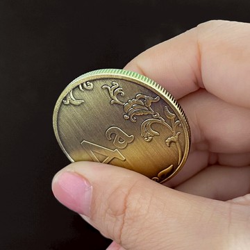 俄羅斯版YES NO決策幣 金屬青銅硬幣歐美禮品分享送外國朋友把玩