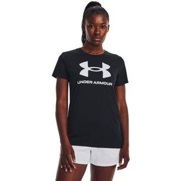 【UNDER ARMOUR】UA 女 SPORTSTYLE LOGO 短袖T-Shirt_1356305-001