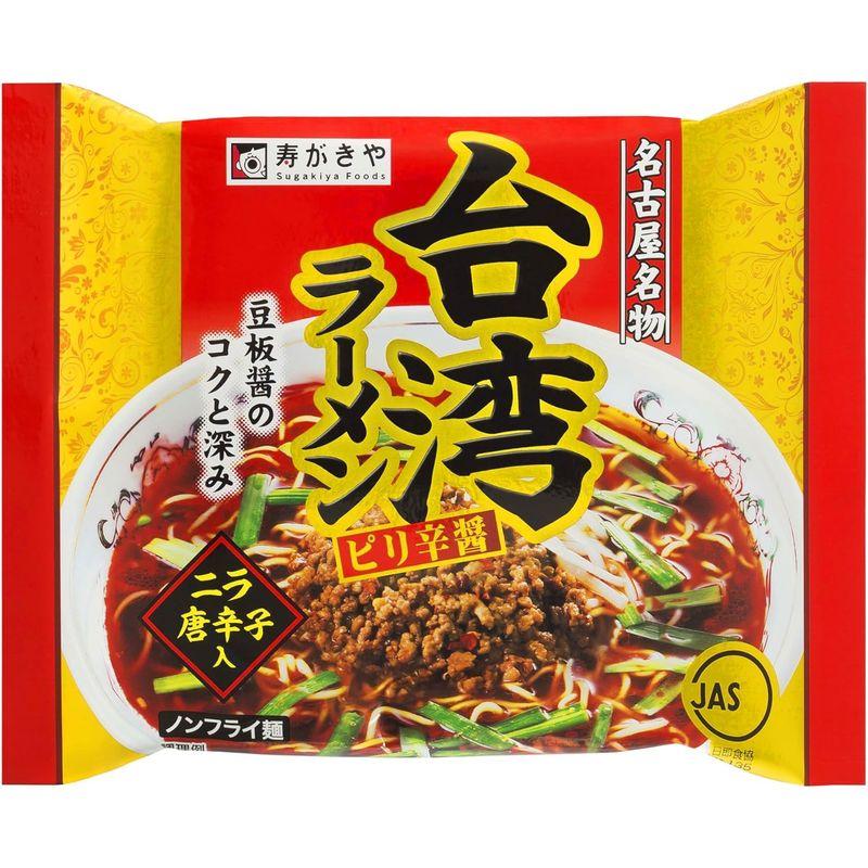 寿がきや 台湾ラーメン ピリ辛醤 110g×12個