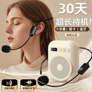 新款大音量小蜜蜂擴音器防嘯叫老師上課專用超長續航包郵廠家【北歐家居生活】