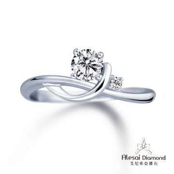 Alesai 艾尼希亞鑽石 50分 D/VVS1 鑽戒 3EX車工 培育鑽石
