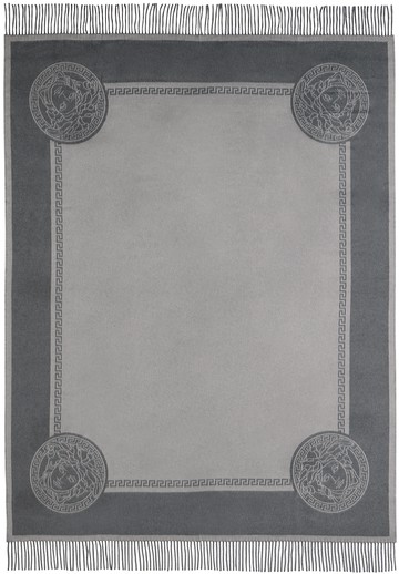 Versace 灰色 Icon 被毯