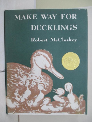 【書寶二手書T4／少年童書_T7T】Make Way for Ducklings_McCloskey, Robert