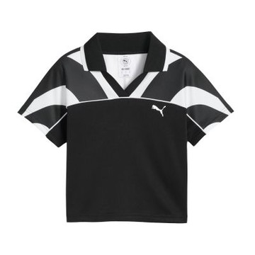Puma 上衣 Future Archive 女款 黑白 短版 Polo衫 短T 短袖 62978301