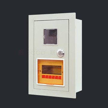PZ40-1電表箱 6回路單相一戶鐵電表箱 強電箱 配電箱 帶鎖 暗裝