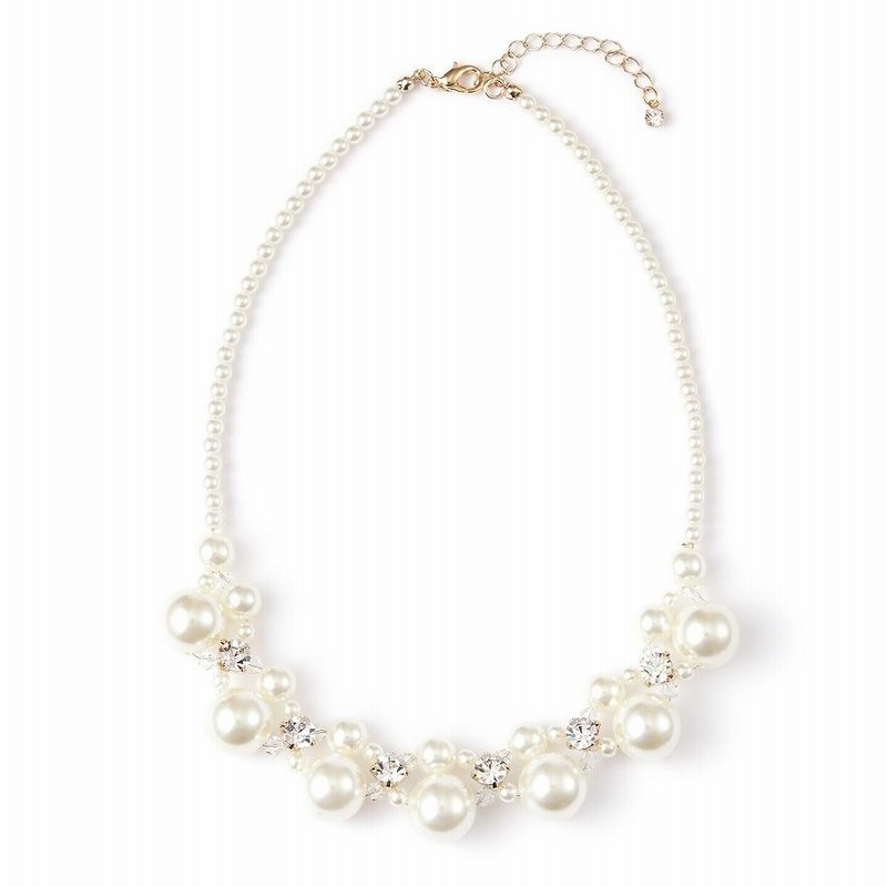お呼ばれ ドレス × パール ネックレス 結婚式 ネックレス お呼ばれ アクセサリー セット可能