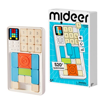 【mideer】滑動積木邏輯遊戲機(520+關卡)
