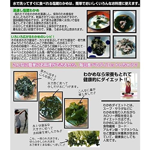 鳴門産生わかめ塩蔵タイプ (４５０ｇ×２袋)