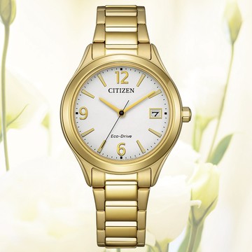 CITIZEN 星辰 LADYS 光動能女錶 FE6122-64A