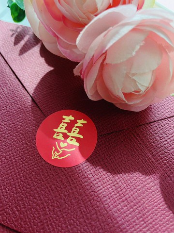 手寫風格貼紙 信封貼紙 喜帖封口貼紙 封口貼紙 邀請函封口貼紙