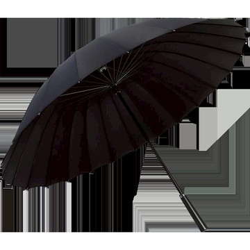 長雨傘 雨傘男士長柄自動傘加大加固抗風大號直柄折疊雙人傘【MJ17590】