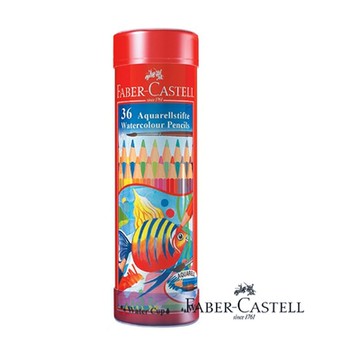 德國 Faber-Castell美術生指定用品 36色棒棒筒水性色鉛筆組
