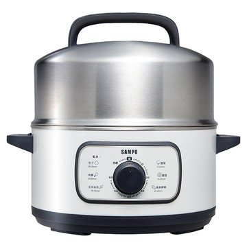 SAMPO 聲寶 多功能大容量電蒸鍋 內鍋5L 外鍋4L  KA-KA01R