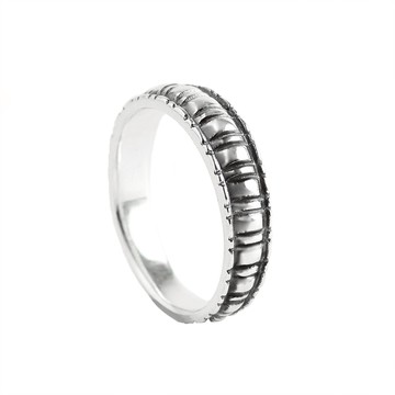 赤軍寶飾-幾何-環潮戒-窄版