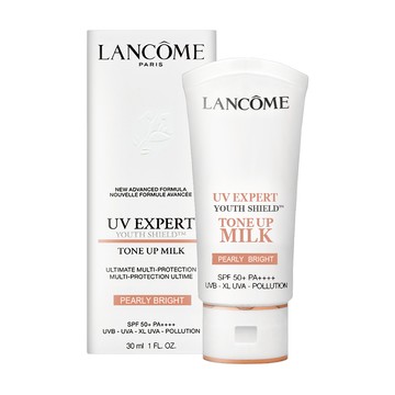 即期良品【LANCOME 蘭蔻】超輕盈UV煥亮妝前乳SPF50+ PA++++ 30ml #珍珠光_效期：27/05