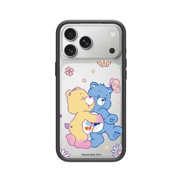 iPhone 17 Pro Max Mod NX -邊框背蓋組合 (相機按鈕) 黑 - Care Bears - 抱一個