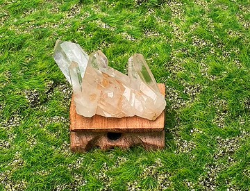 消磁 淨化 療癒-原礦能量浪漫粉皮冰透白水晶簇 白水晶柱 風水