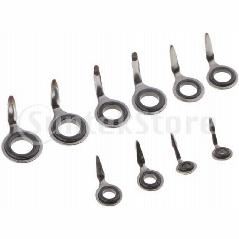 10本混合サイズ釣りルアーロッドガイドリングアイロッド修理キットロッドビル 通販 Lineポイント最大0 5 Get Lineショッピング