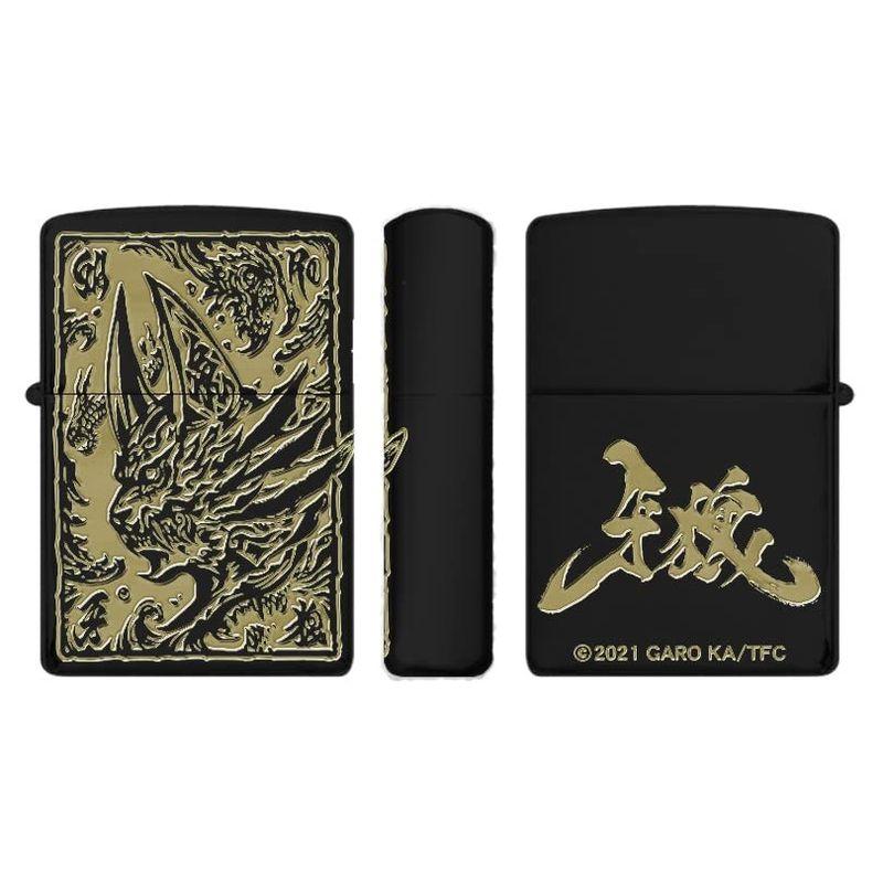 牙狼 Zippo A柄 版画 ブラック