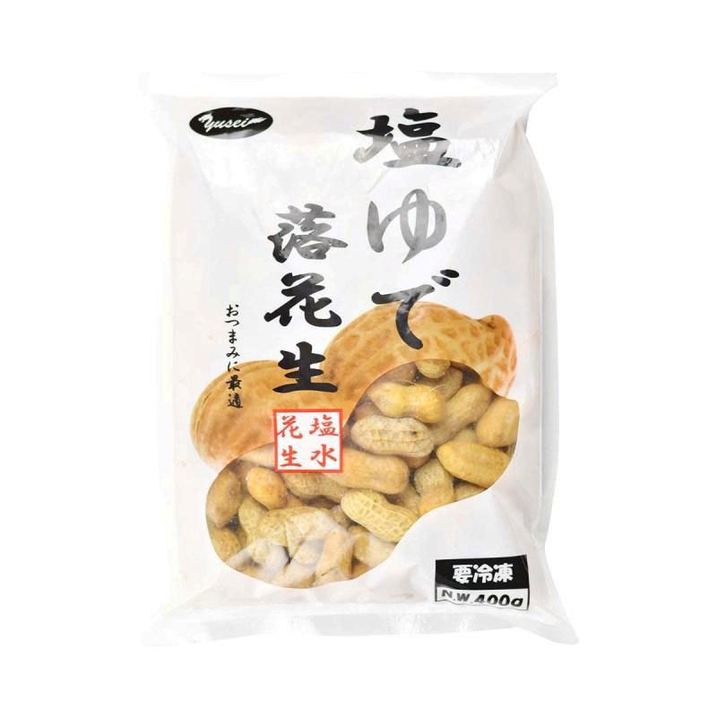 友盛 冷凍 塩味落花生 400g  冷凍