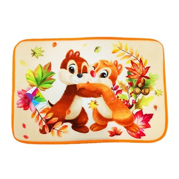 U-House 樺新 奇奇蒂蒂秋風地墊  DCAD2018 米白色 + 橙色  65 x 45cm