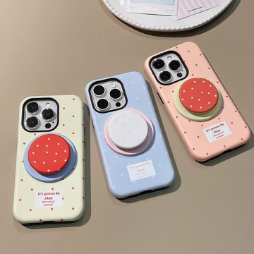 ✨限時特惠✨多款時尚波點iPhone17pro手機殼蘋果16/15卡通14磁吸13菲林12硬11