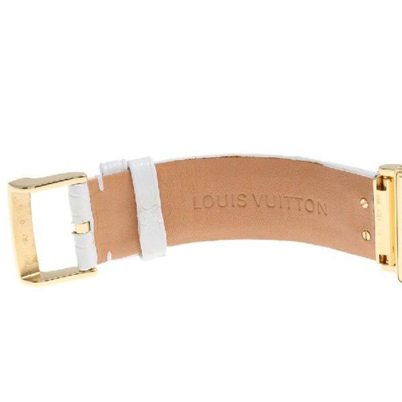 ルイヴィトン LOUIS VUITTON アンプリーズ Q371H YG 革レディース時計クオーツ42.8g 中古 | LINEショッピング