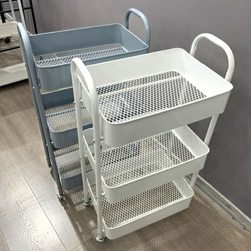 精選小推車置物架落地廚房浴室移動零食衛生間多層臥室床頭收納架儲物架