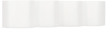 ferm LIVING 四件装 Ripple 系列 Low 水杯套装