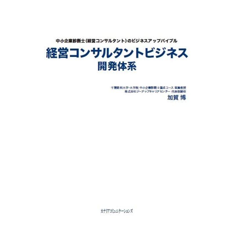 経営コンサルタントビジネス開発体系