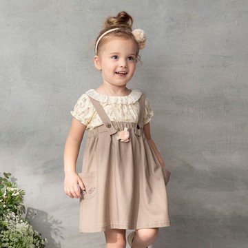 PIPPY優雅吊帶裙 棕