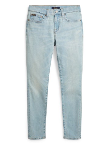 Ralph Lauren Kids - light-wash skinny jeans - kids - Viscose/Cotton/Recycled Polyester/Polyester/Elastane - 10 - Blue