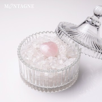 【Montagne】白/紫水晶｜水晶消磁套組｜贈茶水晶柱或粉晶愛心  聖誕禮物 交換禮物