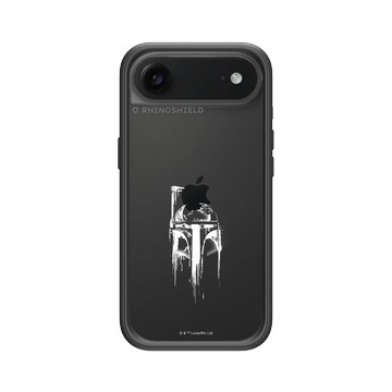 iPhone Air Mod NX -邊框背蓋組合 (相機按鈕) 黑 - 迪士尼-星際大戰 Star Wars - 波巴費特-噴漆白