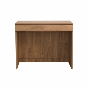 【IDEA】理亞實木雙抽置物收納書桌/辦公桌(電腦桌/化妝桌)