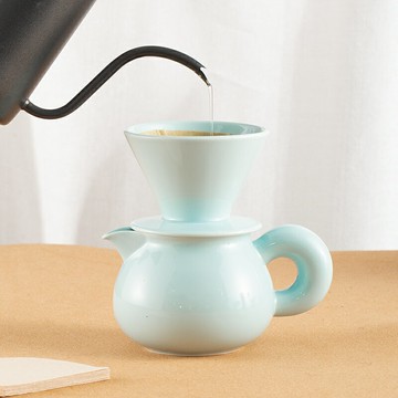 熱銷咖啡濾杯陶瓷手沖咖啡V60過濾杯家用滴漏式沖泡咖啡杯錐形過濾器