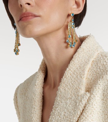 Magda Butrym Crystal-embellished drop earrings