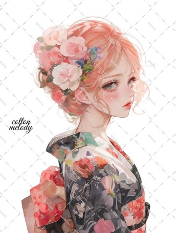 原創貼紙 No.8074 人物貼紙 原創貼紙 人物貼紙 女孩貼紙 原創人物貼紙